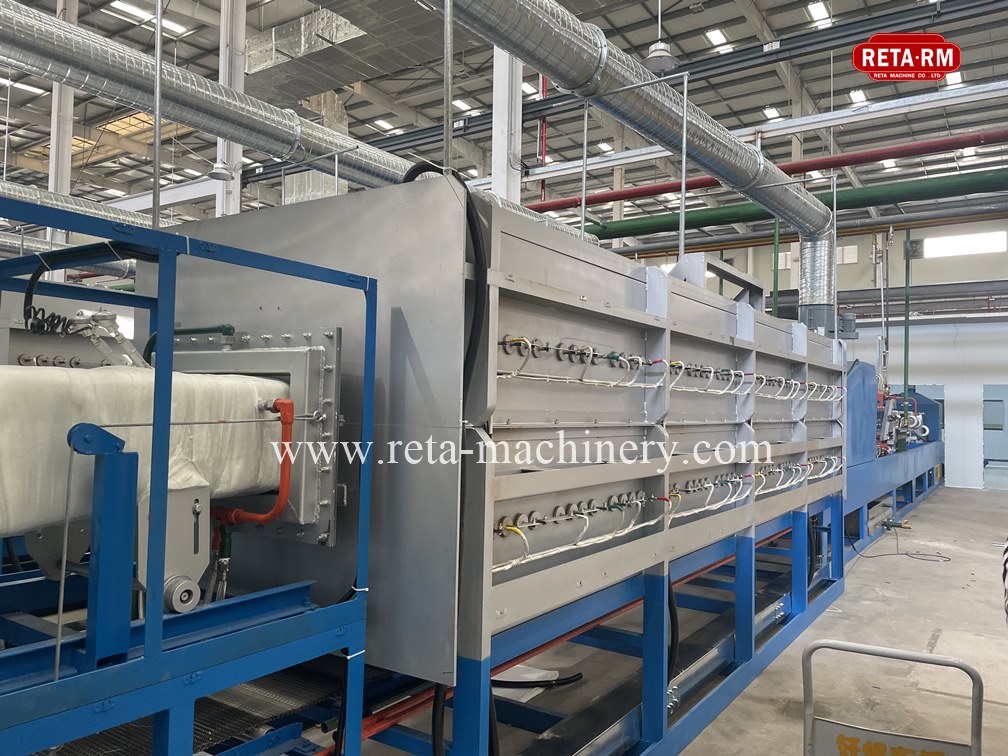 continuous aluminum brazing furnace
